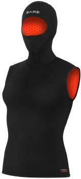 Bare 5/3mm Ultrawarmth Hooded Vest Black Women