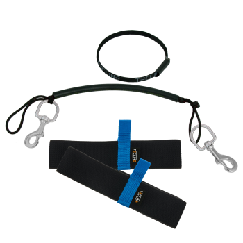 Preview: Tecline Stage Rigging Kit with stainless steel carabiners and straps for 10l and 11.1l
