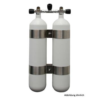 Faber leichtes Doppel 7L weiß 200 bar TG (40mm Abstand)