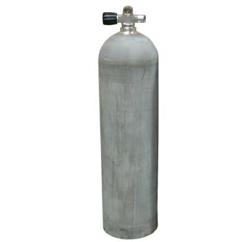 MES 11,1 L Aluflasche natur 207 bar mit Ventil links
