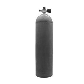 MES 11,1 L Aluflasche natur 207 bar mit Ventil rechts