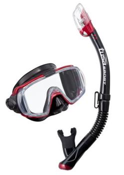 Tusa Schnorchelset Visio Tri-Ex