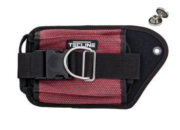Tecline Bleitasche Kevlar mit Einsatz und Specialschraube