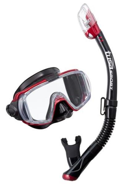Tusa Schnorchelset Visio Tri-Ex