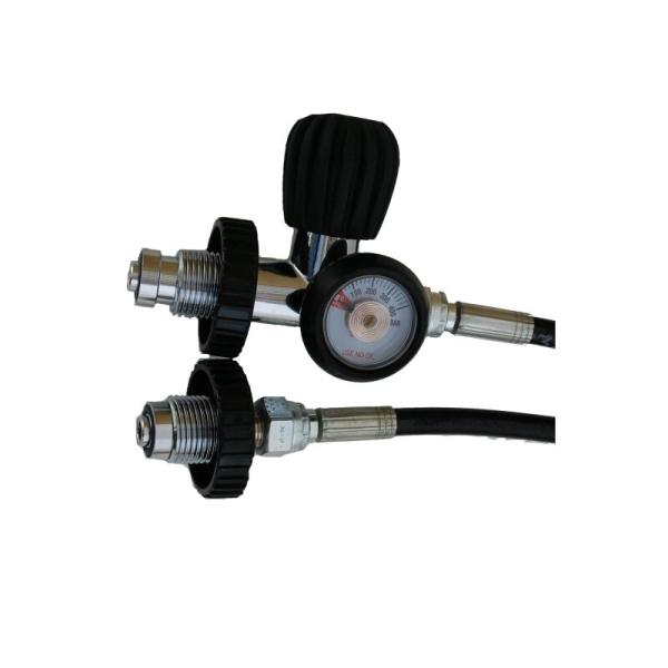 Polaris Überströmschlauch 2m bis 300 Bar mit Manometer