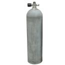 MES 11,1 L Aluflasche natur 207 bar mit Ventil links