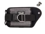 Tecline Bleitasche Kevlar mit Einsatz und Specialschraube
